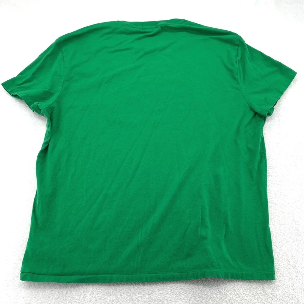 Polo Ralph Lauren Mens T-Shirt XL Green Classic Fit Applique Logo Short Sleeve